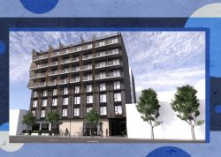Rendering of 1411 South Flower Street (Housing Diversity Corporation)