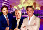 From left: Edgardo Defortuna, Dan Catalfumo, and Carlos Rosso with The Ritz-Carlton Residences